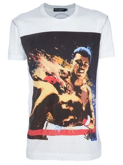 Dolce & Gabbana Muhammad Ali Screen Print Tee 